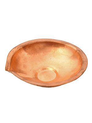Copper Puja Diya