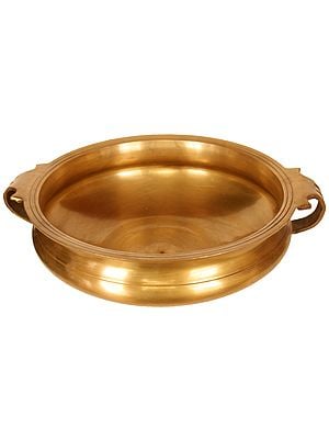 Brass Urli Bowl-like Vessel Design