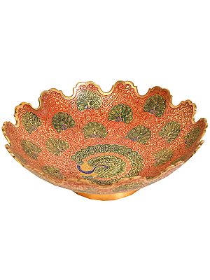 Peacock Fruit Bowl