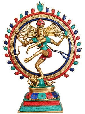 41" Lord Shiva as Nataraja (Large Size) In Brass | Handmade | Made In India