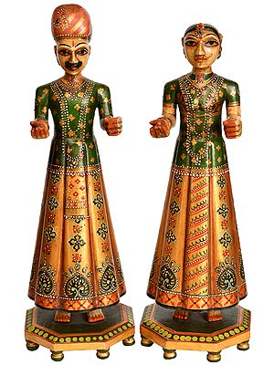 Traditional Man and Woman from Rajasthan
