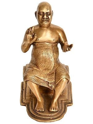 5" Swami Shivananda Brass Statue | Handmade | Made in India