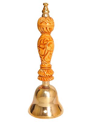 Fine Quality Ritual Bell with Carved Handle