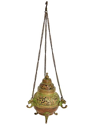 Roof Hanging Incense Burner (Tibetan Buddhist)