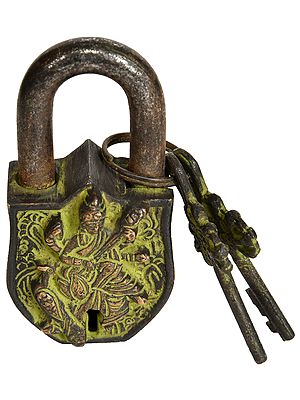 Goddess Saraswati Temple Lock