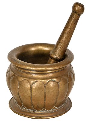 Heavy Bronze Mortar and Pestel