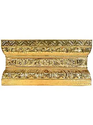 24" Peetham for Covering Base In Brass | Handmade | Made In India