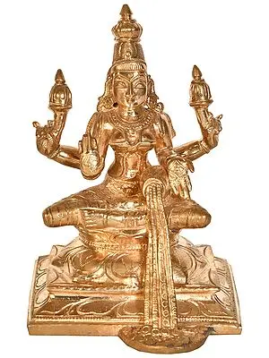 Goddess Lakshmi with Raining Coins