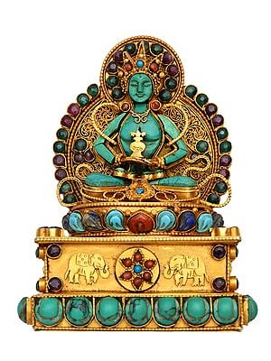 Amitabha Buddha (Tibetan Buddhist Deity) - Made in Nepal