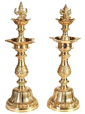 Lakshmi Ganesha Puja Lamp