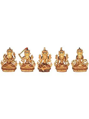 Set of Five Bodhisattva Deities