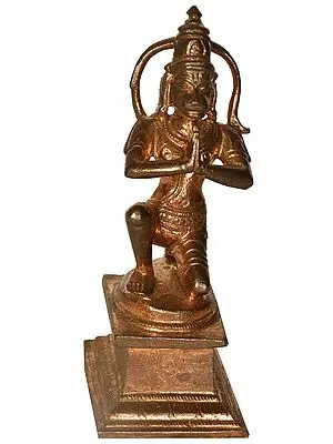 Lord Hanuman in Obeisance to Lord Rama