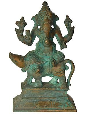 Ganesha Seated on His Rat