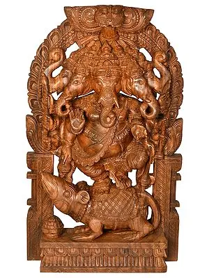 Panchamukha Dancing Ganesha (Large Size)
