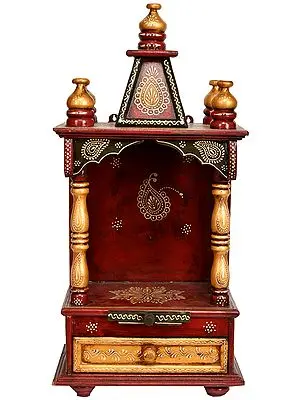 Temple Decorated with Colors