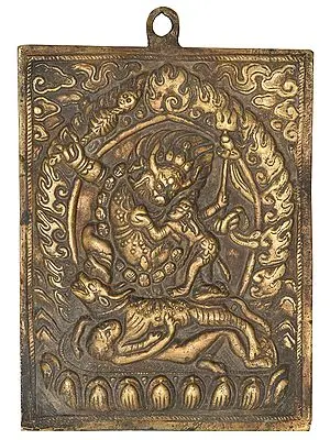 Yamanataka Wall Hanging Plate (Tibetan Buddhist)
