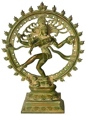 13" Nataraja In Brass | Handmade | Made In India