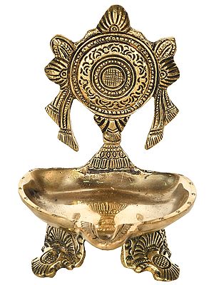 Vaishnava Chakra Pooja Lamp