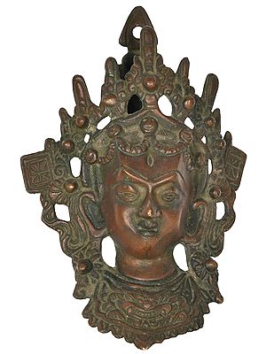Chamunda Devi Wall Hanging Mask