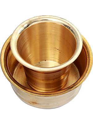 South Indian Brass Coffee Set