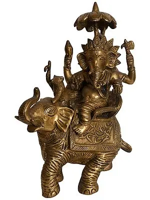 Ganesha Riding On an Elephant