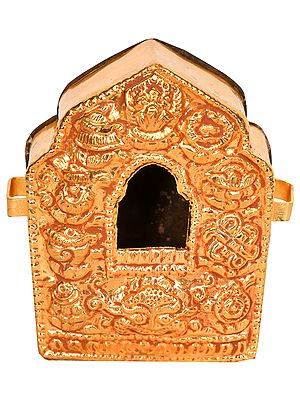 Tibetan Buddhist Gau Box - Portable Shrine (Made in Nepal)