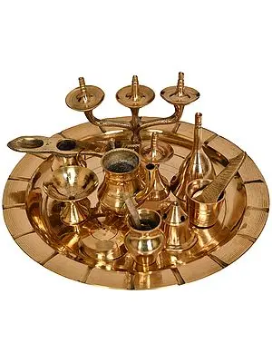 Ashtamangala Puja Set