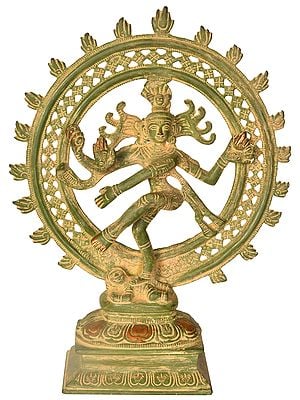 11" Nataraja In Brass | Handmade | Made In India