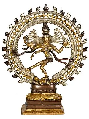 17" Nataraja In Brass | Handmade | Made In India