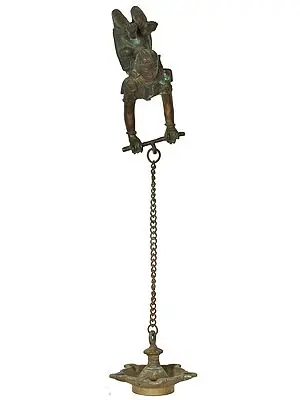 Acrobat Shiva Wall Mounted Wick Lamp