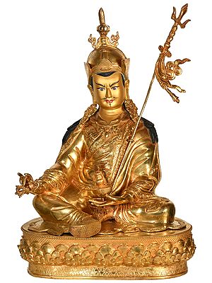 (Made in Nepal) Tibetan Buddhist Deity Padmasambhava or Rin Poche