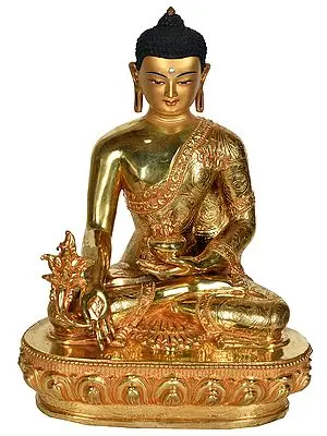 (Made in Nepal) Tibetan Buddhist Deity Medicine Buddha
