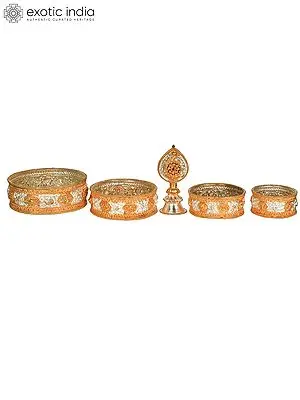 Tibetan Buddhist Puja Set