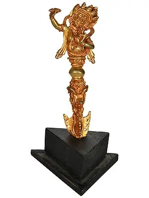 Mahakala Phurpa on Stand - Made in Nepal  (Tibetan Buddhist)