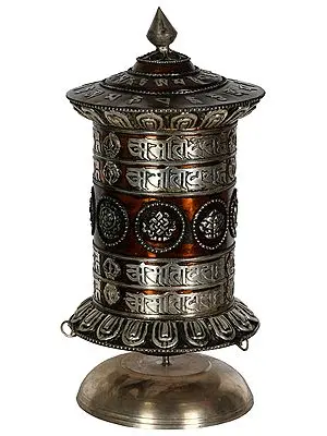 Prayer Wheel on Stand