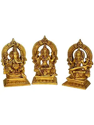 Lakshmi Ganesha Saraswati
