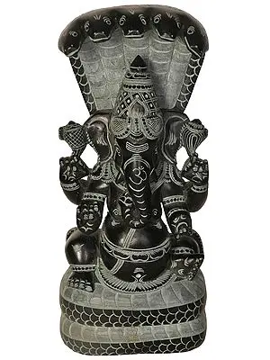 Ganesha Seated on Sheshnaga