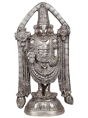 23" Lord Venkateswara as Balaji at Tirupati In Brass | Handmade | Made In India