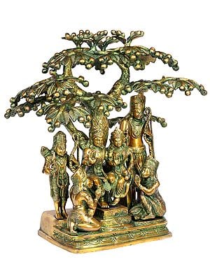 18" Rama Durbar In Brass | Handmade | Made In India