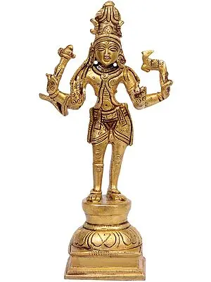 6" Pashupatinath In Brass | Handmade | Made In India