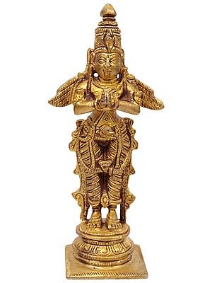 7" Garuda In Brass | Handmade | Made In India