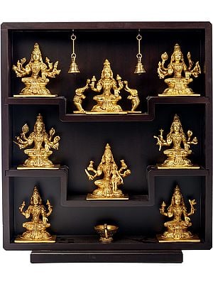 22" Ashtalakshmi In Brass | Handmade | Made In India