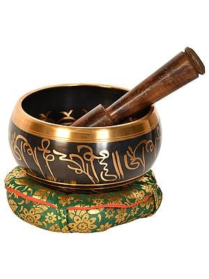Tibetan Buddhist OM Singing Bowl