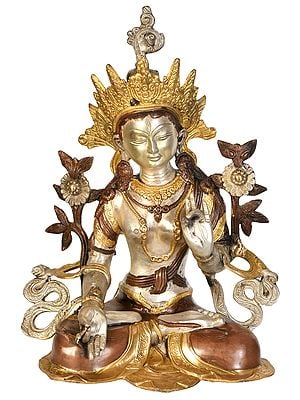 Tibetan Buddhist Goddess Sapta-lochani White Tara