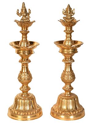 Lakshmi Ganesha Lamp