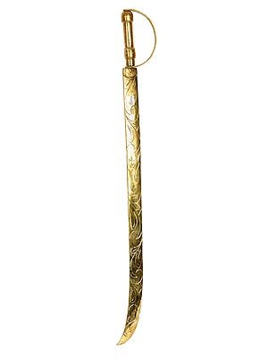 36" Sword of Goddess In Brass | Handmade | Made In India