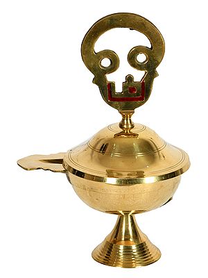 Tamil OM Ritual Lamp