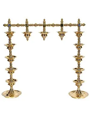 Traditional South Indian Lamp