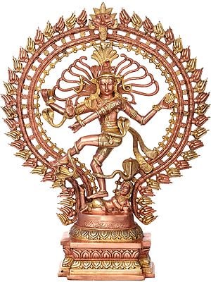 28" Nataraja- The Lord of Dancers In Brass | Handmade | Made In India