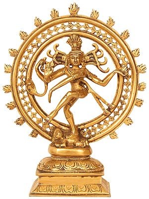 12" Lord Shiva as Nataraja | Brass | Handmade